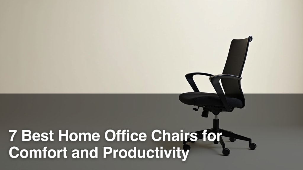 7 Best Home Office Chairs for Comfort and Productivity