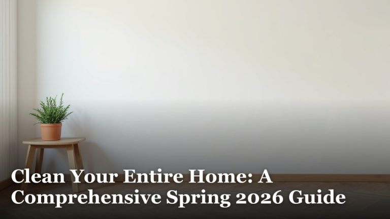 Clean Your Entire Home: A Comprehensive Spring 2026 Guide