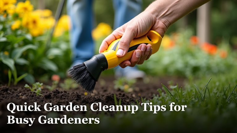 Quick Garden Cleanup Tips for Busy Gardeners