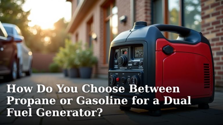 How Do You Choose Between Propane or Gasoline for a Dual Fuel Generator?