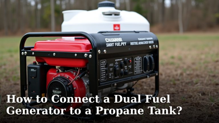 How to Connect a Dual Fuel Generator to a Propane Tank?