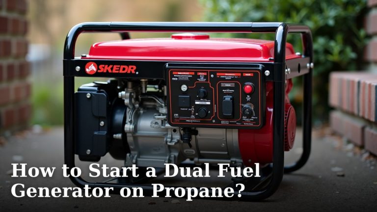 How to Start a Dual Fuel Generator on Propane?