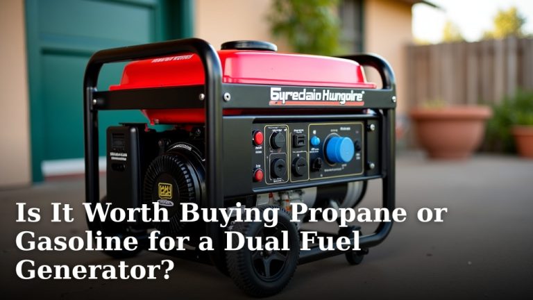 Is It Worth Buying Propane or Gasoline for a Dual Fuel Generator?