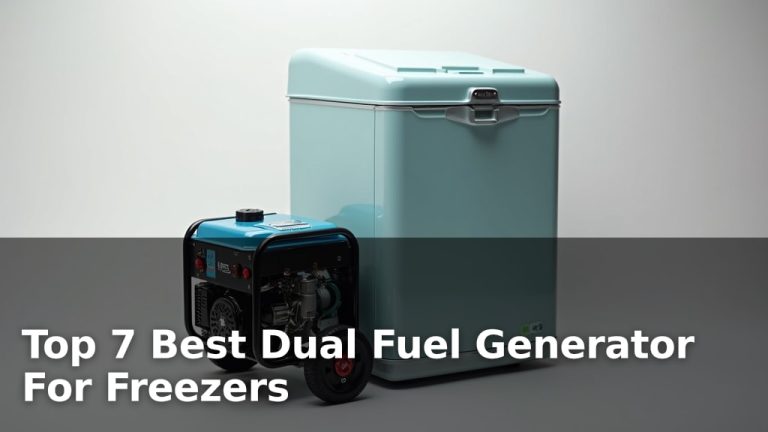 Top 7 Best Dual Fuel Generator For Freezers