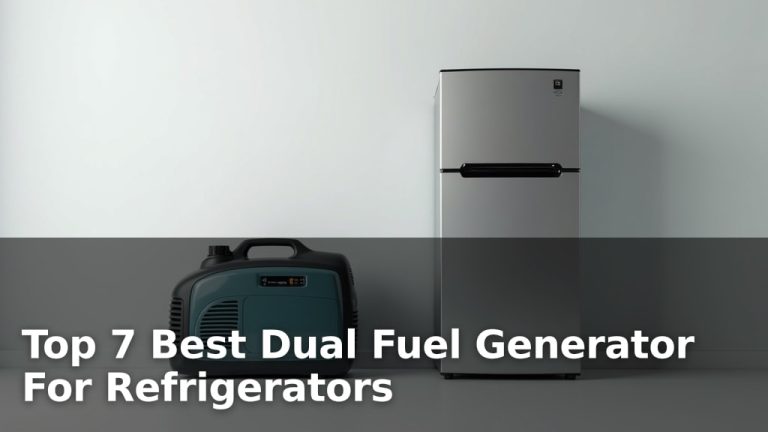 Top 7 Best Dual Fuel Generator For Refrigerators