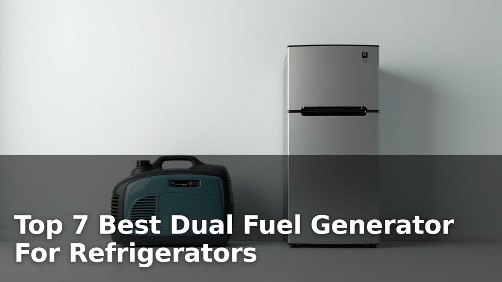 Top 7 Best Dual Fuel Generator For Refrigerators