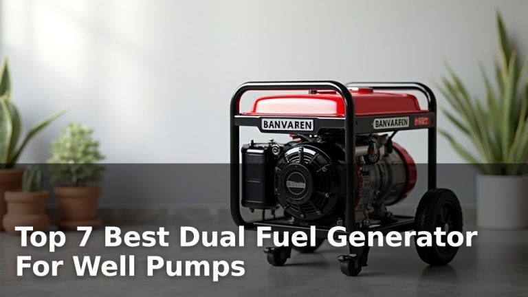 Top 7 Best Dual Fuel Generator For Well Pumps
