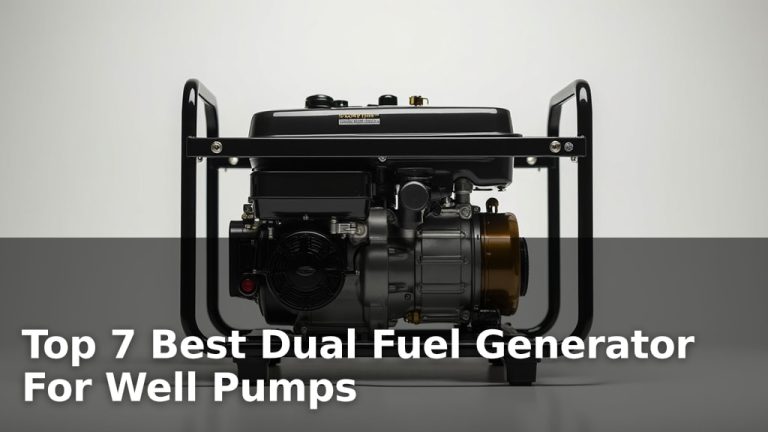 Top 7 Best Dual Fuel Generator For Well Pumps