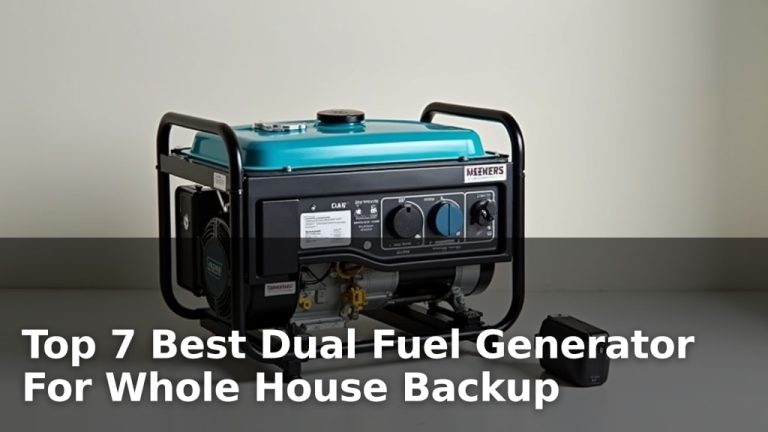 Top 7 Best Dual Fuel Generator For Whole House Backup