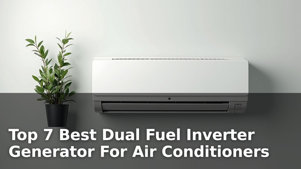 Top 7 Best Dual Fuel Inverter Generator For Air Conditioners