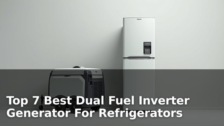 Top 7 Best Dual Fuel Inverter Generator For Refrigerators
