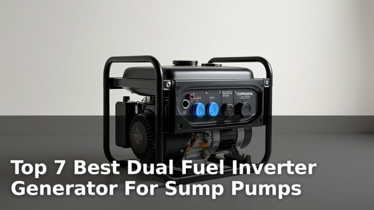 Top 7 Best Dual Fuel Inverter Generator For Sump Pumps