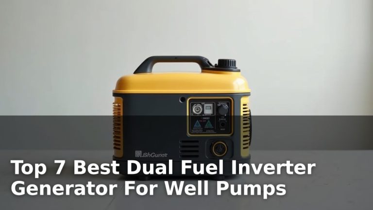 Top 7 Best Dual Fuel Inverter Generator For Well Pumps