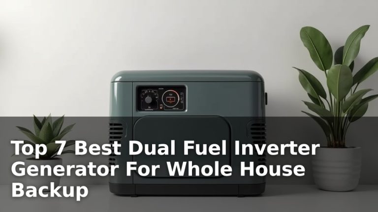 Top 7 Best Dual Fuel Inverter Generator For Whole House Backup