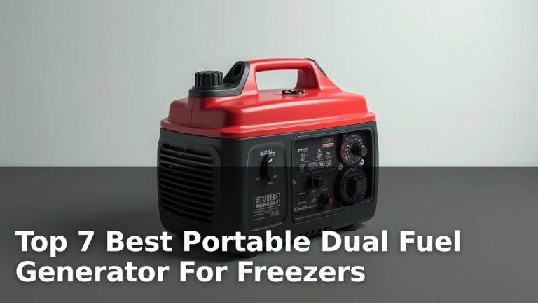 Top 7 Best Portable Dual Fuel Generator For Freezers