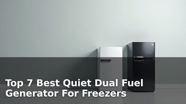 Top 7 Best Quiet Dual Fuel Generator For Freezers