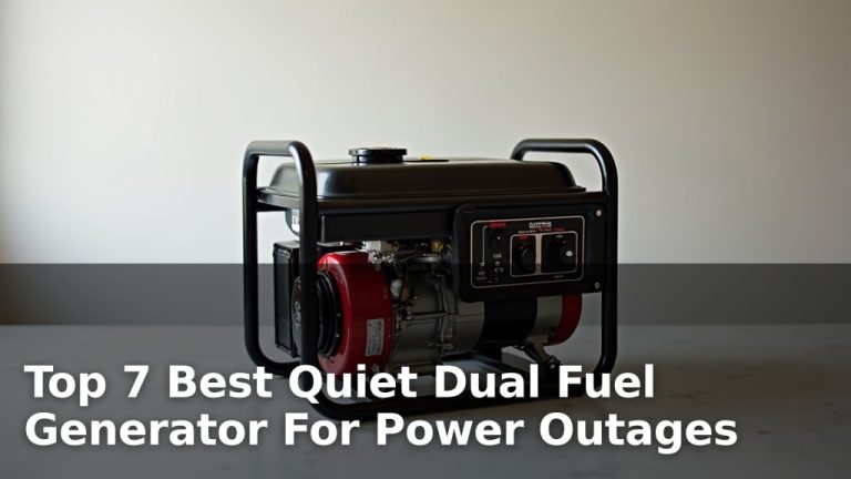 Top 7 Best Quiet Dual Fuel Generator For Power Outages