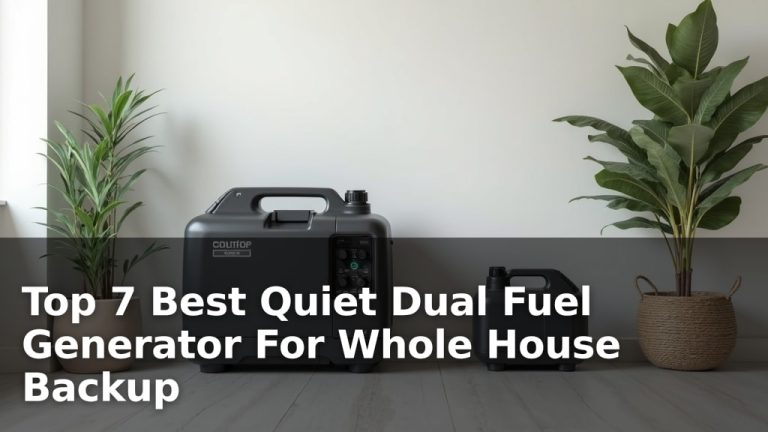 Top 7 Best Quiet Dual Fuel Generator For Whole House Backup