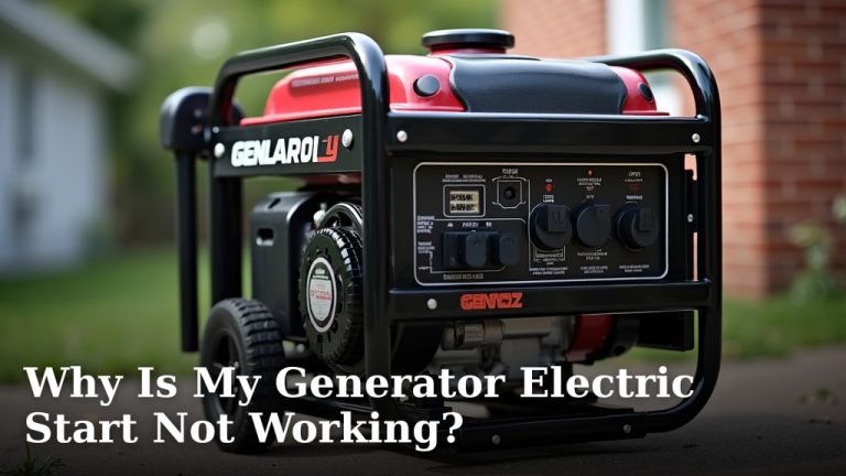 Why Is My Generator Electric Start Not Working?