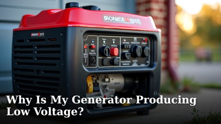 Why Is My Generator Producing Low Voltage?