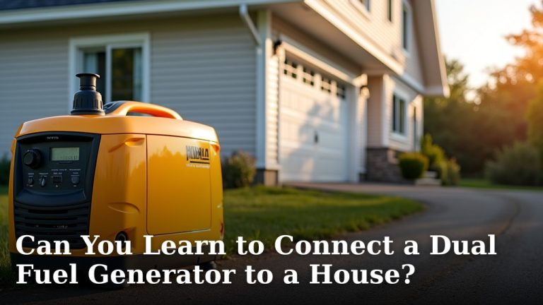 Can You Learn to Connect a Dual Fuel Generator to a House?