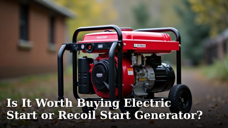 Is It Worth Buying Electric Start or Recoil Start Generator?