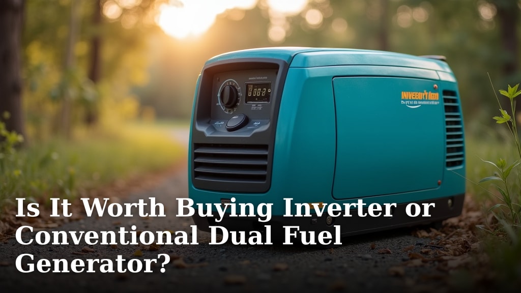 Is It Worth Buying Inverter or Conventional Dual Fuel Generator?