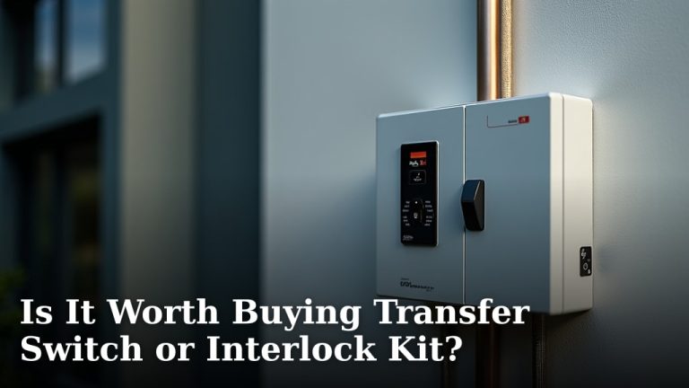 Is It Worth Buying Transfer Switch or Interlock Kit?