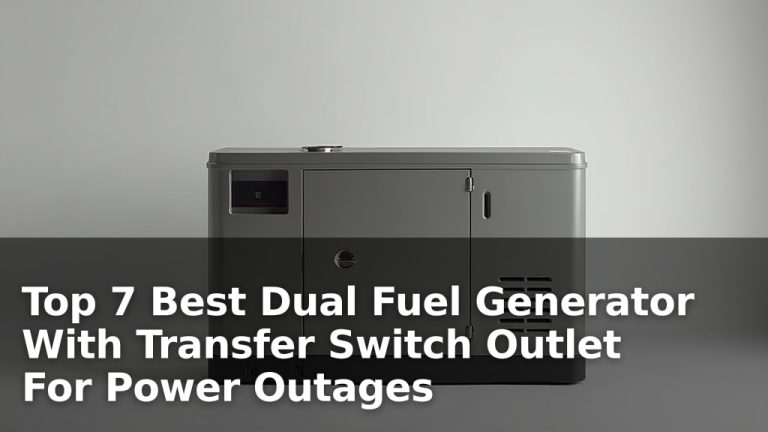 Top 7 Best Dual Fuel Generator With Transfer Switch Outlet For Power Outages