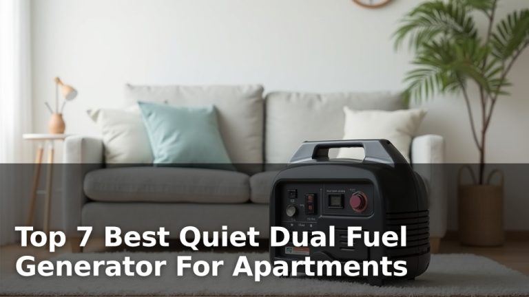 Top 7 Best Quiet Dual Fuel Generator For Apartments