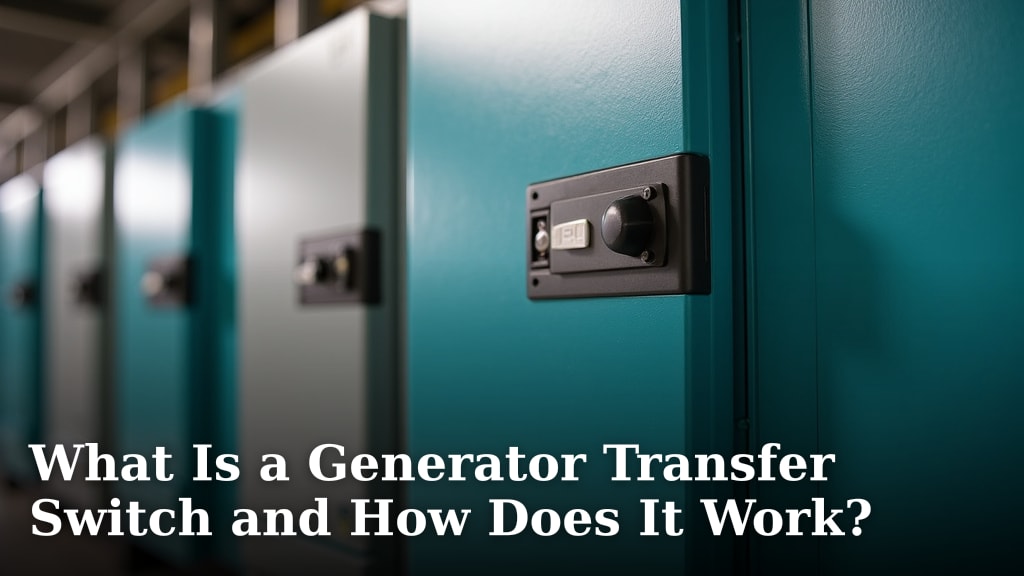 What Is a Generator Transfer Switch and How Does It Work?