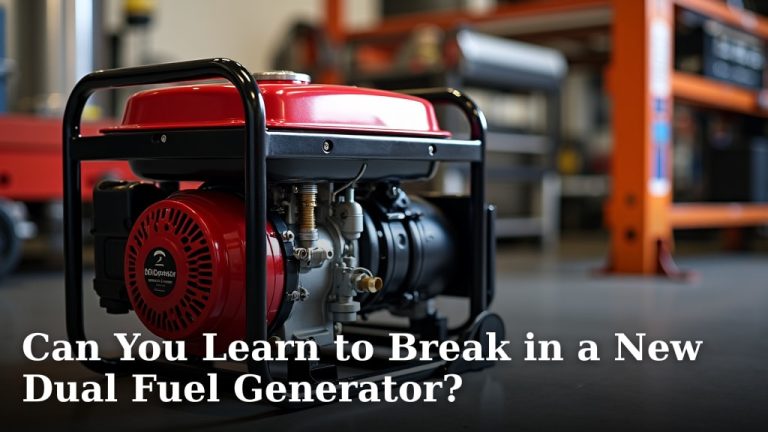 Can You Learn to Break in a New Dual Fuel Generator?