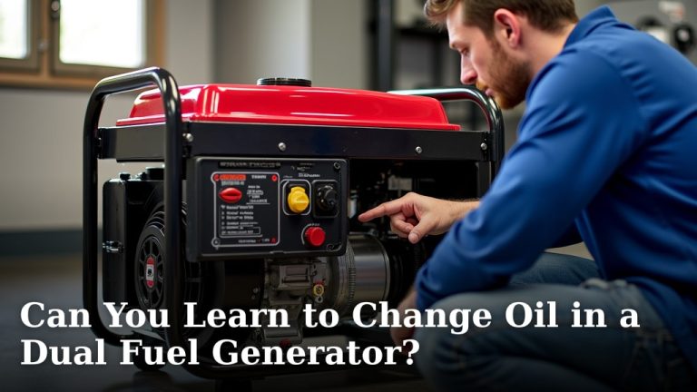 Can You Learn to Change Oil in a Dual Fuel Generator?