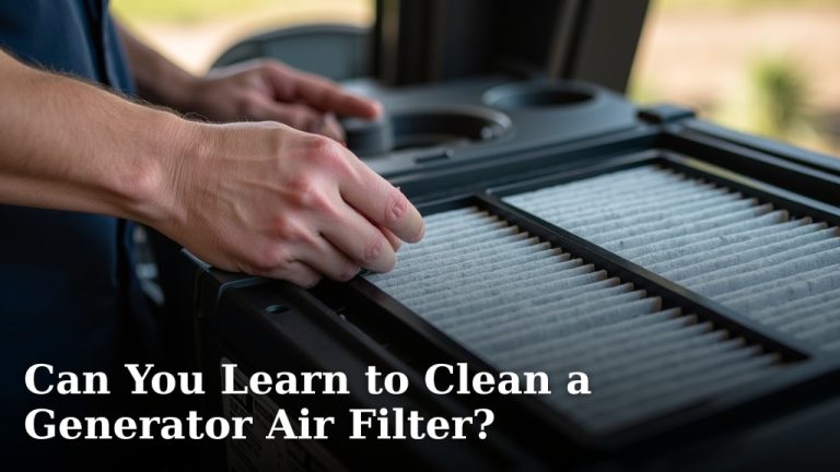 Can You Learn to Clean a Generator Air Filter?