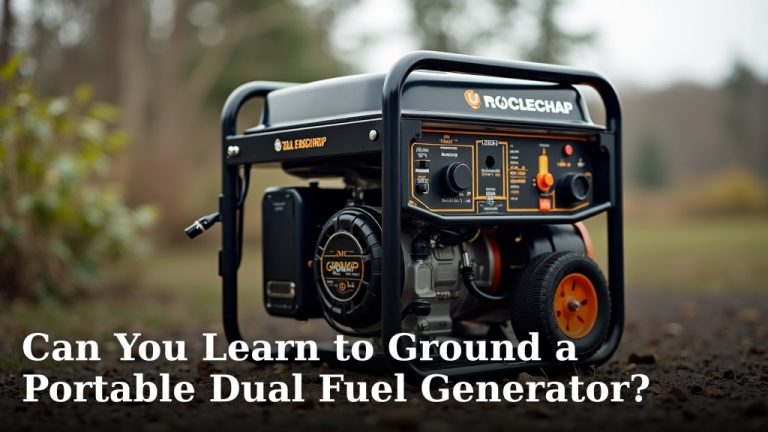 Can You Learn to Ground a Portable Dual Fuel Generator?