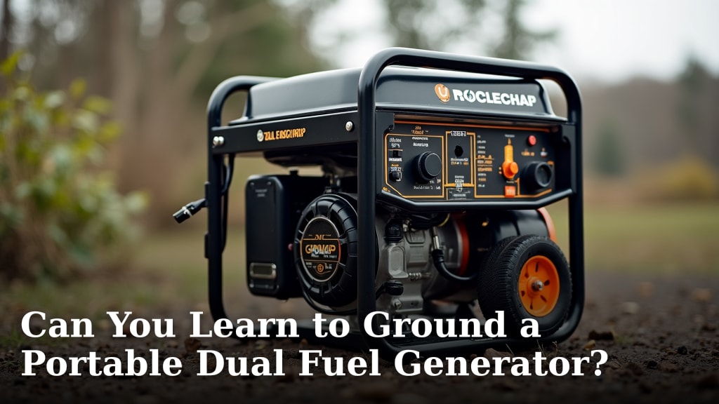 Can You Learn to Ground a Portable Dual Fuel Generator?