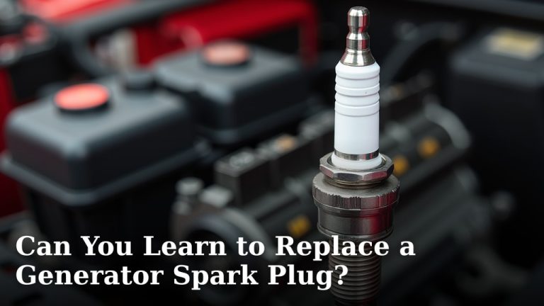 Can You Learn to Replace a Generator Spark Plug?