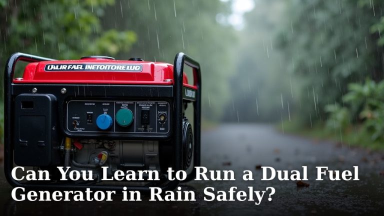 Can You Learn to Run a Dual Fuel Generator in Rain Safely?