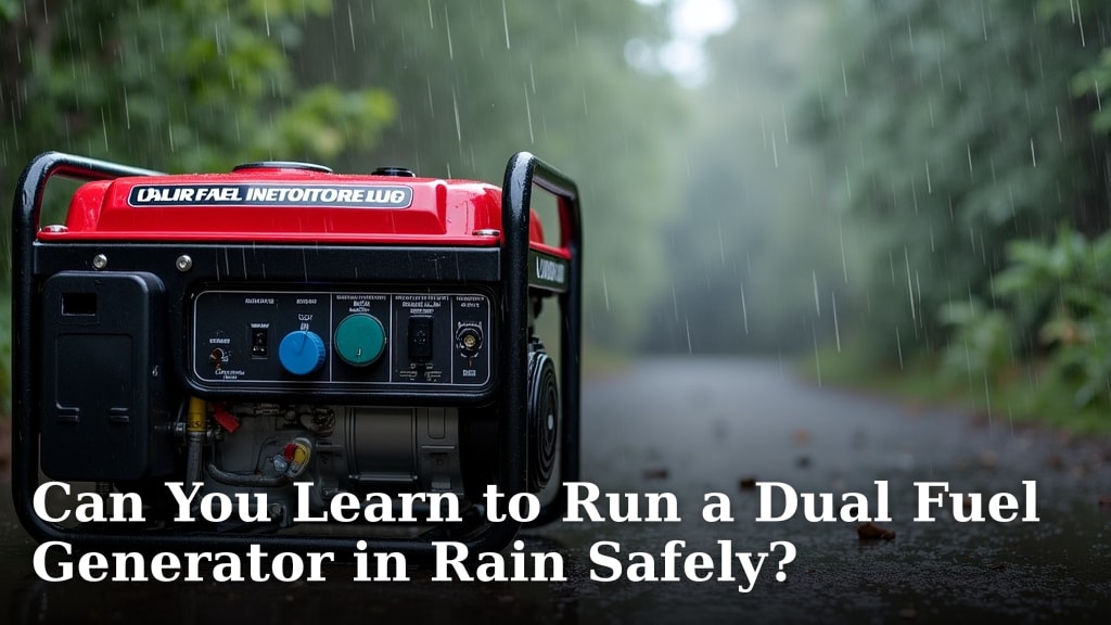 Can You Learn to Run a Dual Fuel Generator in Rain Safely?