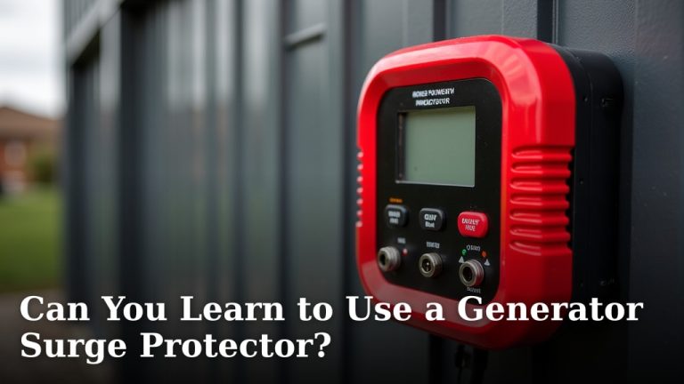 Can You Learn to Use a Generator Surge Protector?