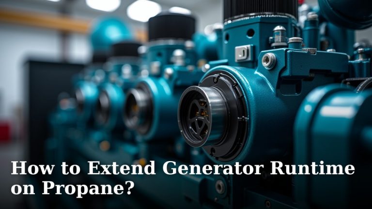 How to Extend Generator Runtime on Propane?
