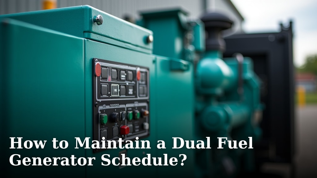 How to Maintain a Dual Fuel Generator Schedule?