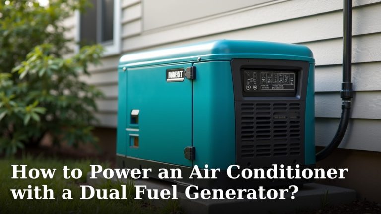 How to Power an Air Conditioner with a Dual Fuel Generator?