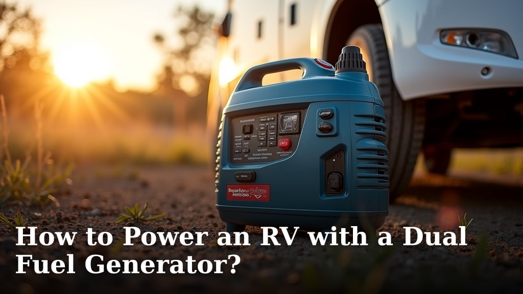How to Power an RV with a Dual Fuel Generator?