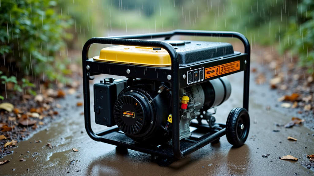 Operating Your Dual Fuel Generator Safely in Wet Weather