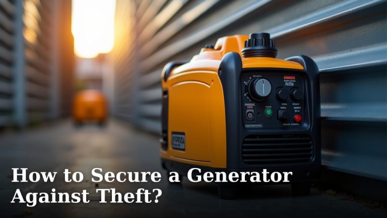 How to Secure a Generator Against Theft?