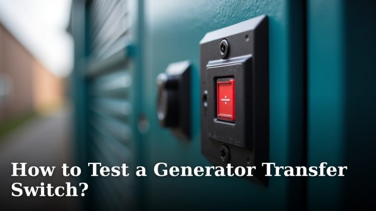 How to Test a Generator Transfer Switch?