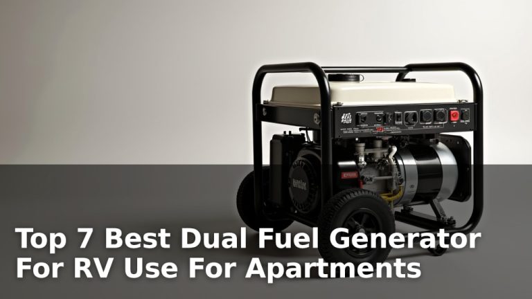 Top 7 Best Dual Fuel Generator For RV Use For Apartments