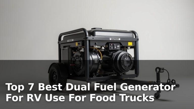 Top 7 Best Dual Fuel Generator For RV Use For Food Trucks