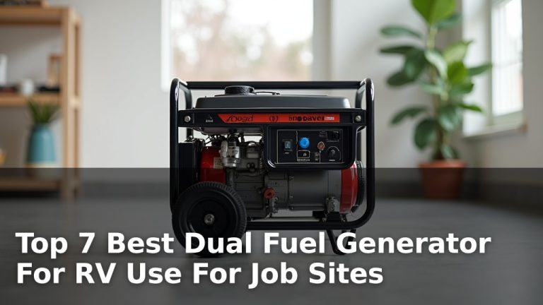 Top 7 Best Dual Fuel Generator For RV Use For Job Sites